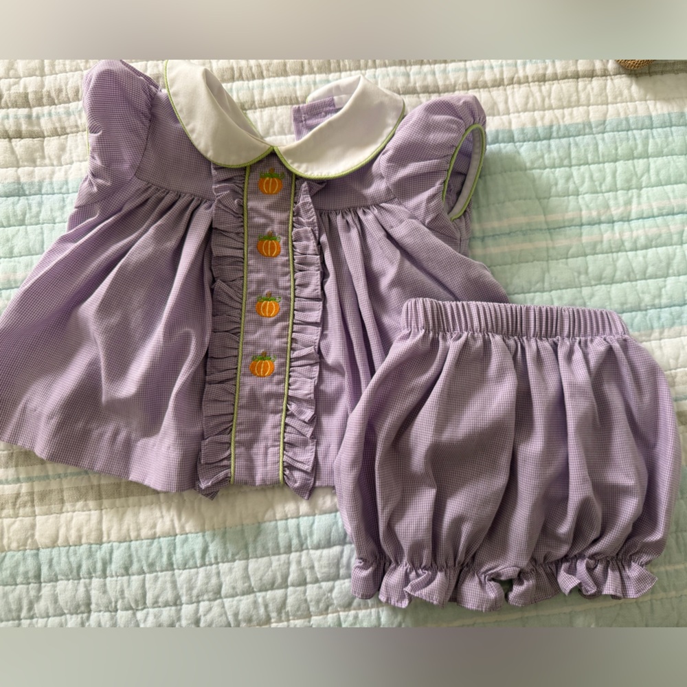 Pumpkin Bloomer Set
